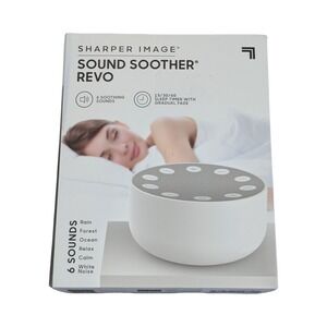 T5N Sharper Image Sound Soother Revo, 6 Soothing Sounds/Sleep Timer/Gradual Fade
